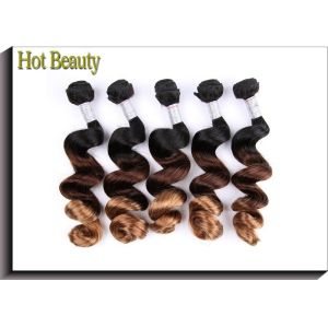 8A Grade 3 Tone Colored Human Hair Extensions 10"-30" Tangle Free