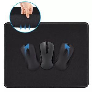 Office Desk Mat Mousepad Custom Square Washable Non-Slip Rubber 18x22cm Mini