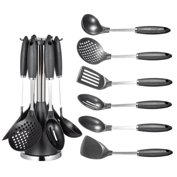 Stainless Steel Kitchen Gadget Set for Sustainable Cooking Tools and TPR Handle