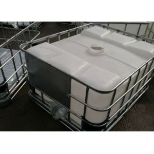 Steel Caged Tote Stackable Ibc Liquid Storage Containers Tanks 500L / 132Gallon