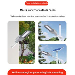 300w Split Type Solar Street Light With Adjustable Separate Solar Panel Energy