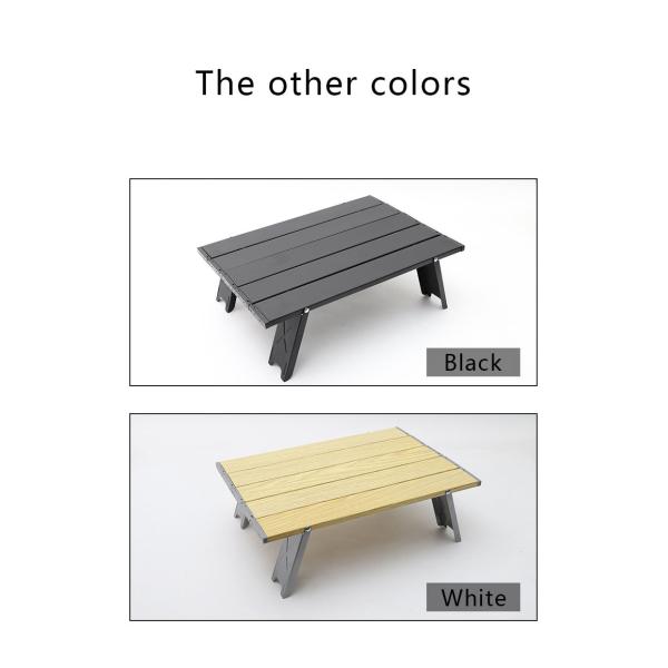 41.2x29x13cm Folding Camping Table Aluminum Alloy Square Wallmount
