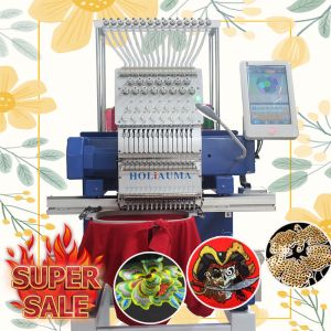 HO1501N 15 needles single head china embroidery machine famous like tajima computer embroidery machine for cap t-shirt