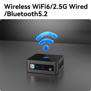 Intel Core i7 12700H PC Dual Ethernet Dual HD and 4 USB Mini Computer