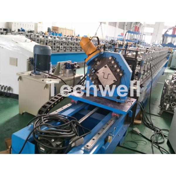 Top Furring Channel Cold Roll Forming Machine With Continuous Servo Tracking