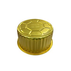 Food Container Custom Order Hot Disposable Round Aluminum Foil Cake Baking Cups