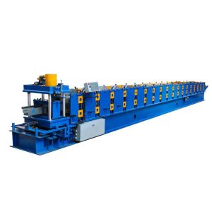 Steel / Aluminum Gutter Roll Forming Machine With Precision Counter And Cutting