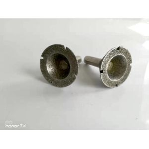 Conical Length 35mm Width15mm Diamond Grinding Head 100 Grit Abrasion Resistance