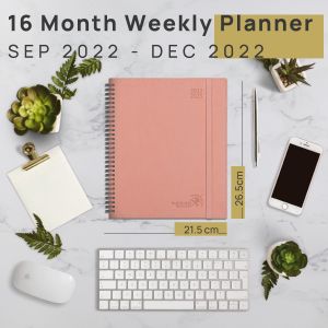 Ivory Paper 100GSM Custom Academic Planner Wirebound Appearance