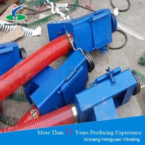 Truck loading grain pneumatic conveyor machine with soft tubes