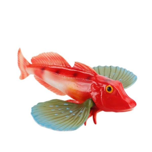 Assorted Sea Animal Figures Set With Shark Dolphin Octopus Turtle Toy Theme For