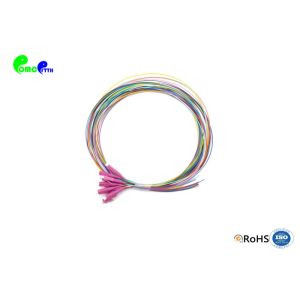 LC OM4 Fiber Optic Pigtail 12 Colored 12 Fibers 900μm 2m pigtail set LSZH loos