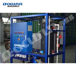 Industrial Edible Ice Production Plant with 2 Ton Tube Ice Machine and PLC