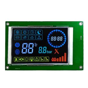 Cheap 4.6 Inch VA COB Segment LCD Display Module 1/4 Duty 1/3 Bias 12:00 CLOCK for sale