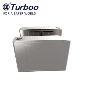 Cheap Waist Height Flap Barrier Turnstile / Pedestrian Turnstile Gate Access Control for sale