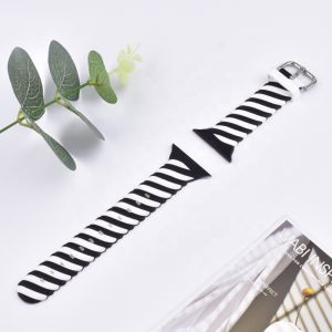 Custom Printed 38/40mm 42/44mm Apple Watch Silicone Band