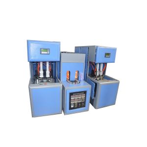 Cheap High Capacity Semi-auto 2 Cavity Plastic Mineral Water Bottle Making Machine With Mold for sale