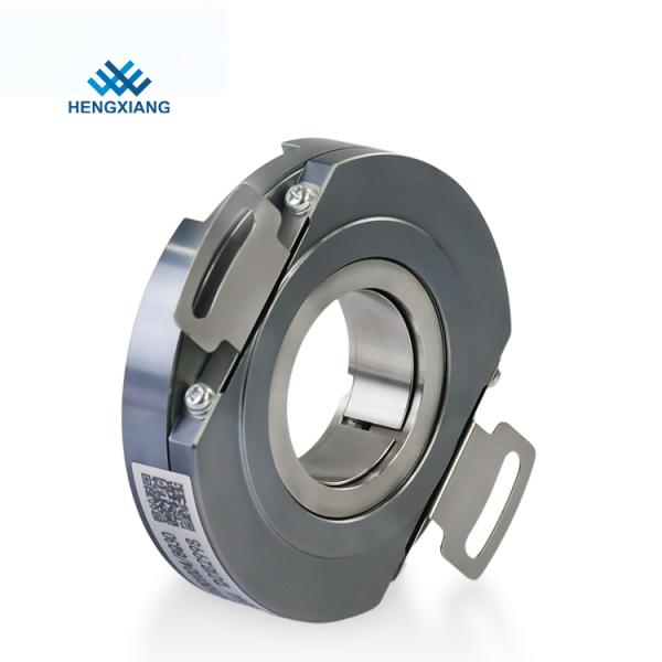 Digital Optical Rotary Pulse Encoder Single Bearing 25mm Hollow Shaft UVW 8 Pole