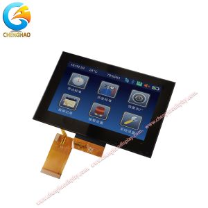 5” IPS Lcd display RGB 800x480 tft module with Customized Cover