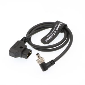 60cm Right Angle Atomos Power Cable For PIX-E5 Hollyland Mars 400s