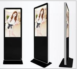 Heavy Duty Interactive Digital Signage Media Player Floor Standing LVDS RJ45