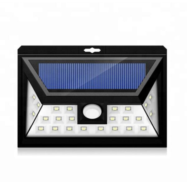 Polycrystalline Silicon 24 Leds Solar Sensor Wall Light 5.5V 0.5W High