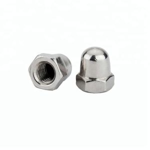 Nickel Plated Din1587 Hex Domed Nuts