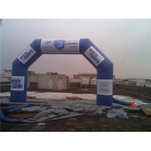 Cheap Inflatable Arches for Sports, Events / Air Continuous Inflatable Archway with LOGO Printing for sale