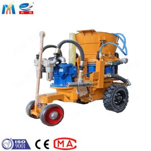 Compact Air Driven Dry Shotcrete Machine Gunite equipment rotor type