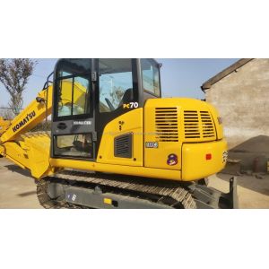 7TON Used Komatsu PC70 Hydraulic Excavator Crawler with Original Hydraulic