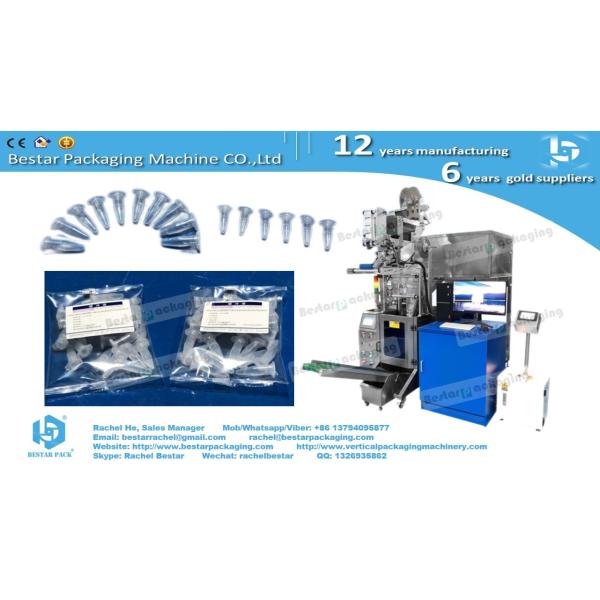 Quality Automatic counting packaging machine three bowls with enclosure and labeling machine wholesale