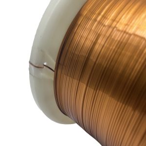 Rectangular Enameled Coppper Wire Insulated 1mm Temperature 220C ROHS/UL/SGS Certified