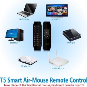 Wireless Air Mouse Remote Keyboard T5 With IR Learning Function