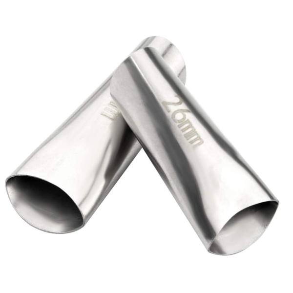 K-013 24pcs Caulking Finisher Kit Caulk Nozzle Applicator Reusable Stainless Steel Caulking Nozzle Sealant Finishing Nozzle