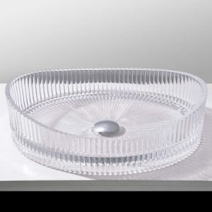 Die Casting Glass Sink Bowl No Overflow Sophisticated And Trendy