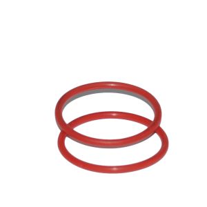 Soft Silicone Molded FKM O Ring 90 Shore Red Rubber O Rings
