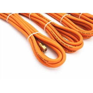 Smooth Surface NBR Material Lpg Gas Pipe With Fittings , Working Pressure 300