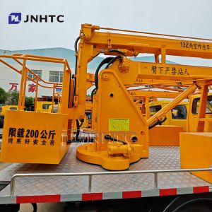 JMC 14 M Automatic Aerial Work Vehicle With Aerial Lifting Platform Crane Truck
