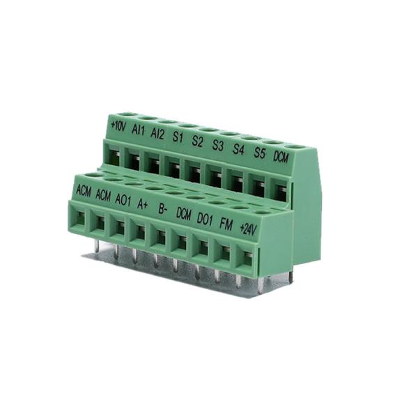Quality 5.08mm / 0.2" Dual Row PCB Mount Screw Terminal Blocks Connector With Printed Marker Service wholesale