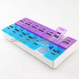 Hight Quality 14 Case Divided Medical Equipment Custom Logo Pill Boxes