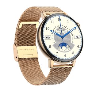 Round Ip68 Water Resistant Smart Watch With 1.44 Inch Full Touch Screen