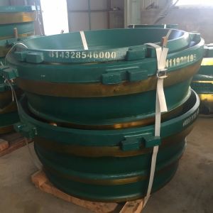 Casting Processing Type Mantle and Concave for GP300 Cone Crusher Replacement