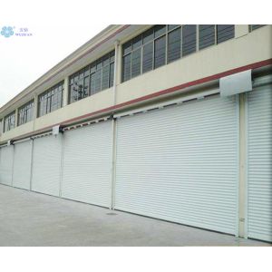0.8mm Aluminum Bulletproof Vertical Roller Shutter Garage Doors