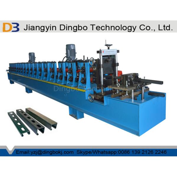 Quality Competitive Price Galvanized Steel Solar PV Panel Mounting Brackets Roll Forming Machine with 80tons Punching Mahcine wholesale