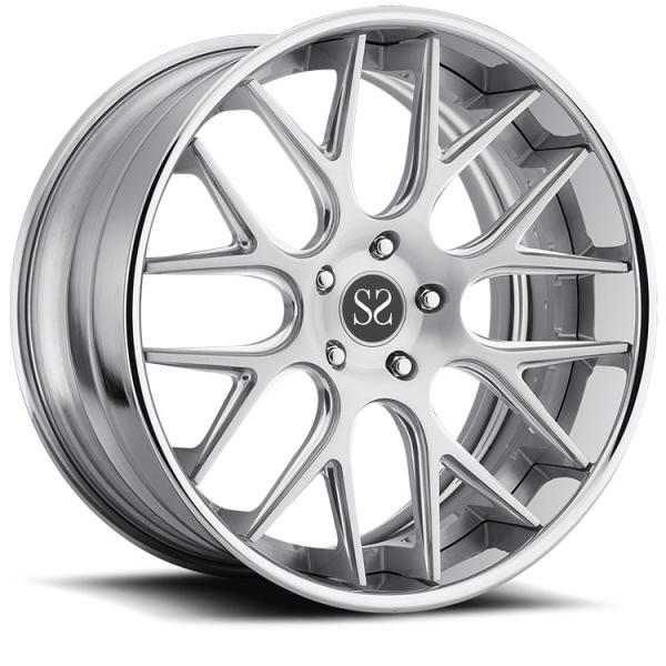 Quality 18 19 20 21 22 Inch Polished For M3 M4Wheels 2-pc  Forged Aluminum Alloy A6061 T6 Styling Custom Rims wholesale