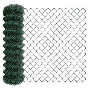 Powder Coated 6 Foot 9 Gauge Chain Link Fence Galvanized