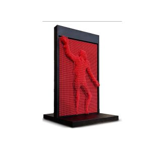 3D Art Sculpture Pin Wall Impression Toy For Wall Screen 1065*1250*2200 Mm