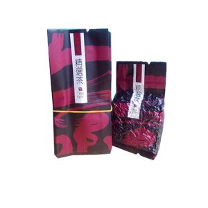 Colorful Printing smooth suction Aluminum Foil vacuum plastic bag with Side