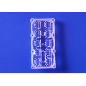 10 Points 135x55 Degree Led Lens Array Optical Grade PC Material ROHS Approval