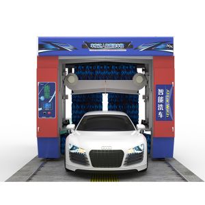 Risense CE Approved 5 Brushes Full Automatic Rollover Car Wash Machine with air